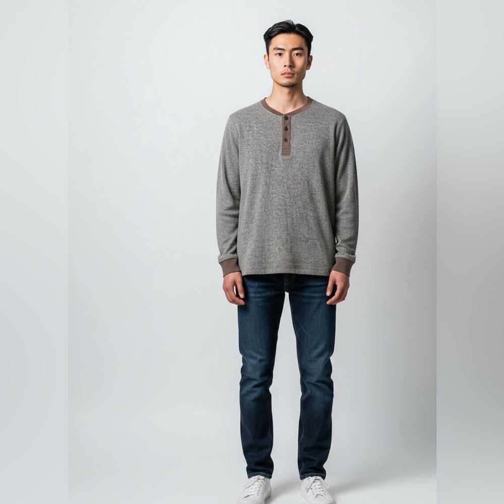 Joe's Jeans Tate Waffle Henley T-Shirt